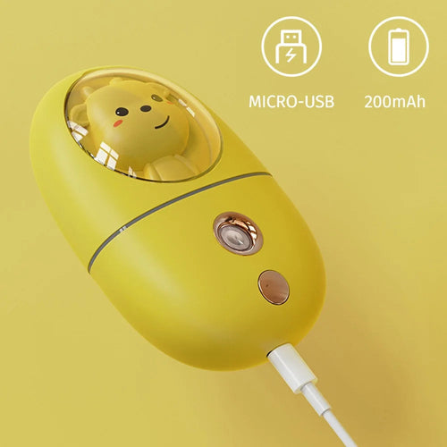 Cartoon 35ML Mini Facial Humidifier Face Nano Mist Sprayer Make Up